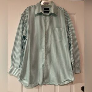 Liz Claiborne Men’s Long Sleeve Button Down Shirt Size 17 34/35‎ X-LG